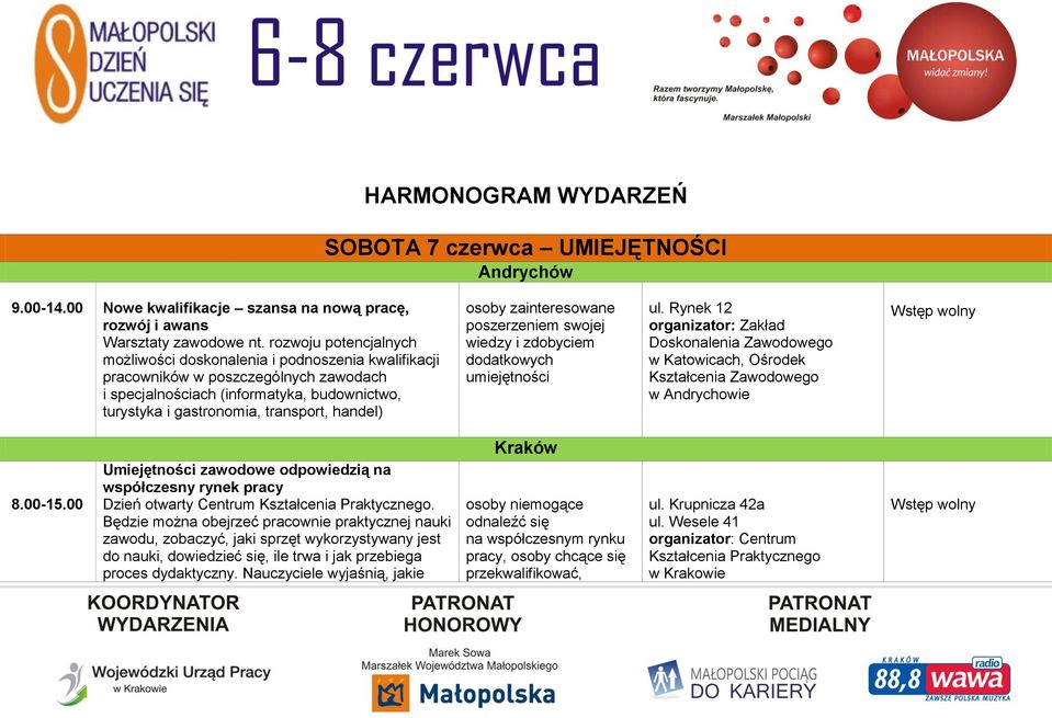 osoby zainteresowane poszerzeniem swojej wiedzy i zdobyciem dodatkowych umiejętności ul.