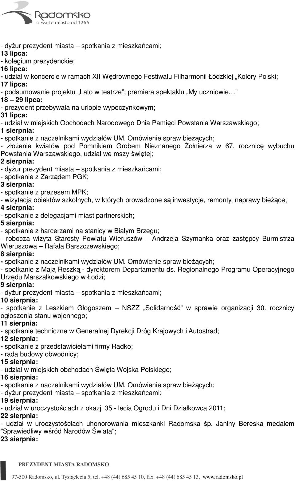 kwiatów pod Pomnikiem Grobem Nieznanego śołnierza w 67.