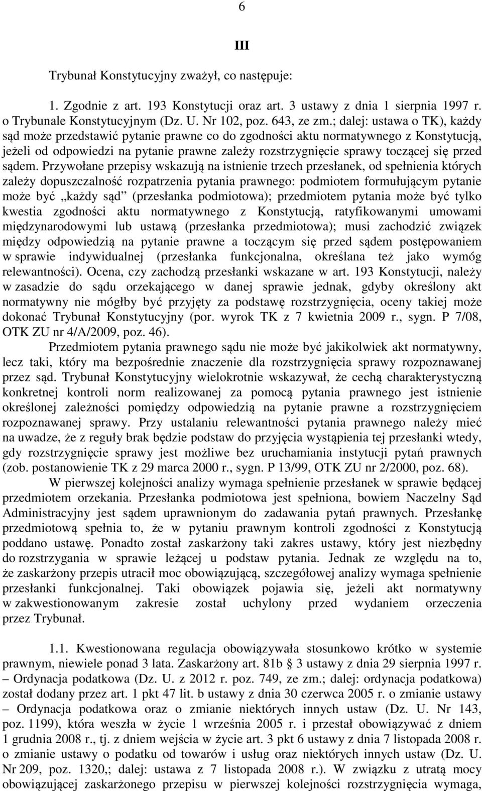 przed sądem.