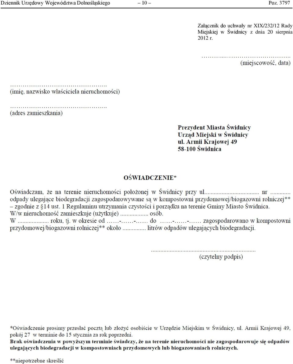 3797 Załącznik do uchwały nr