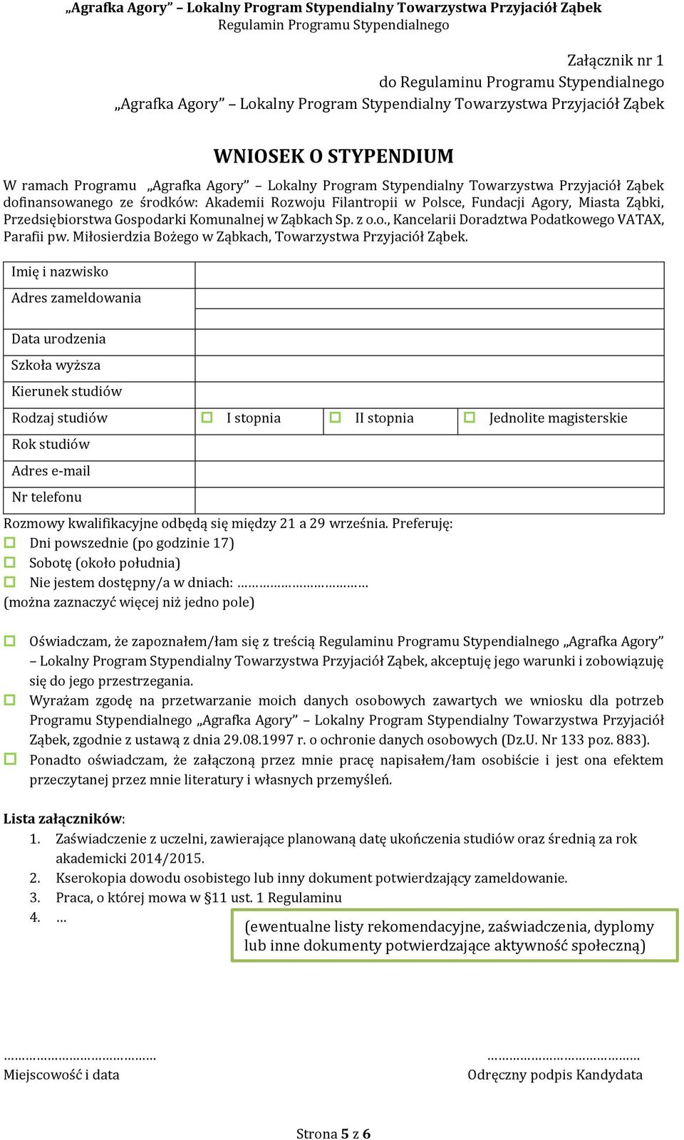 Miłosierdzia Bożego w Ząbkach, Towarzystwa Przyjaciół Ząbek.