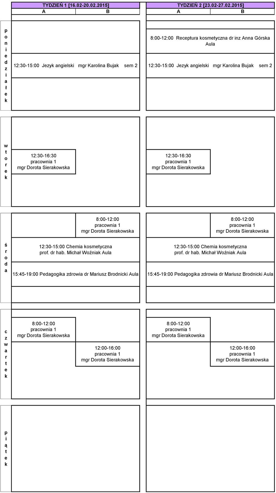 2015] TYDZIEŃ 2 [23.02-