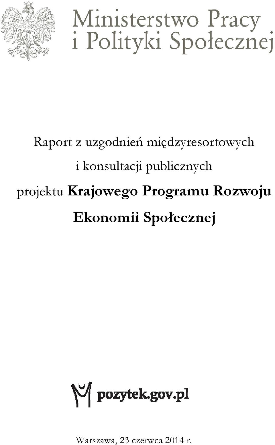 Krajowego Programu Rozwoju Ekonomii