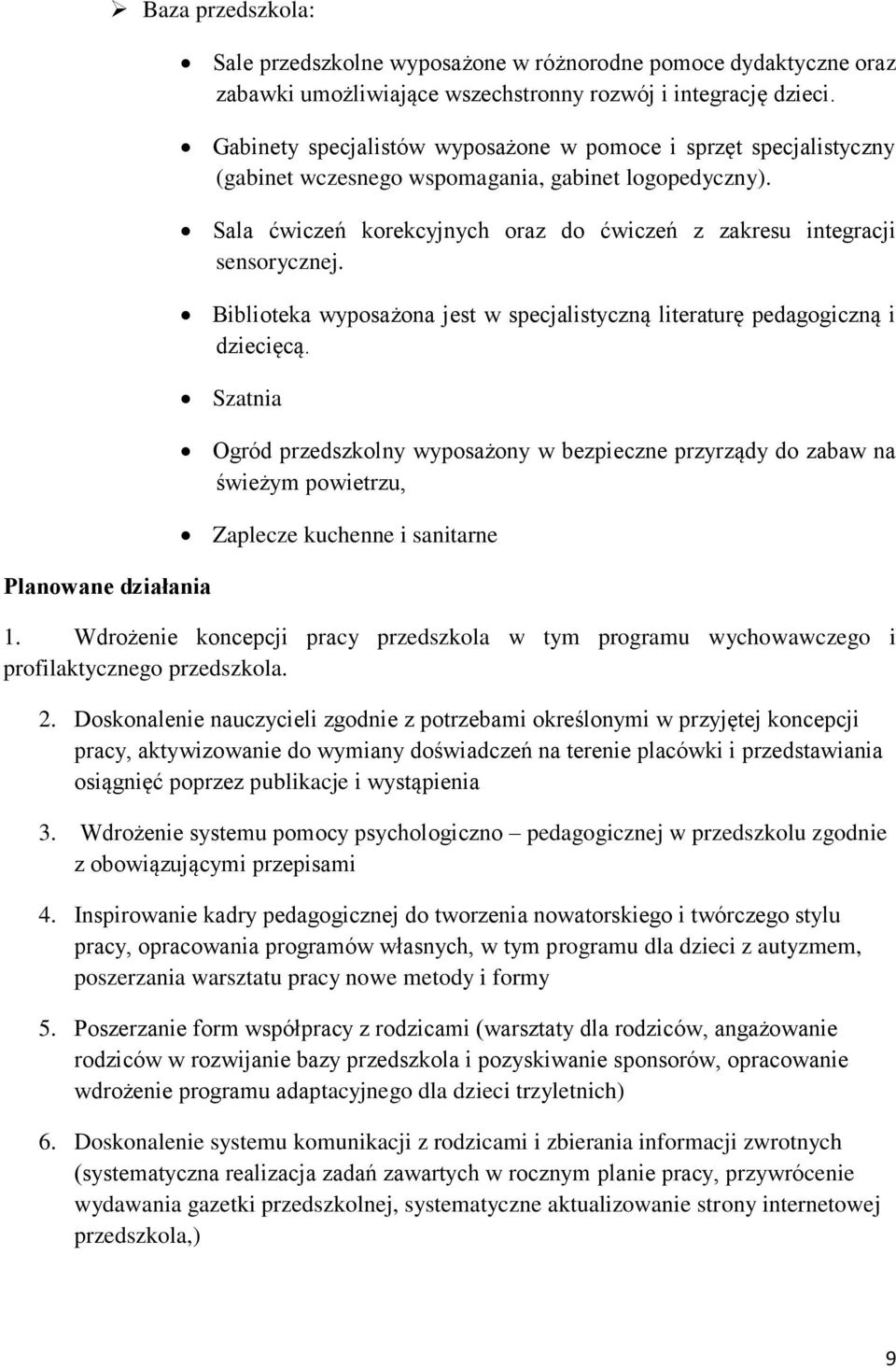 Biblioteka wyposażona jest w specjalistyczną literaturę pedagogiczną i dziecięcą.