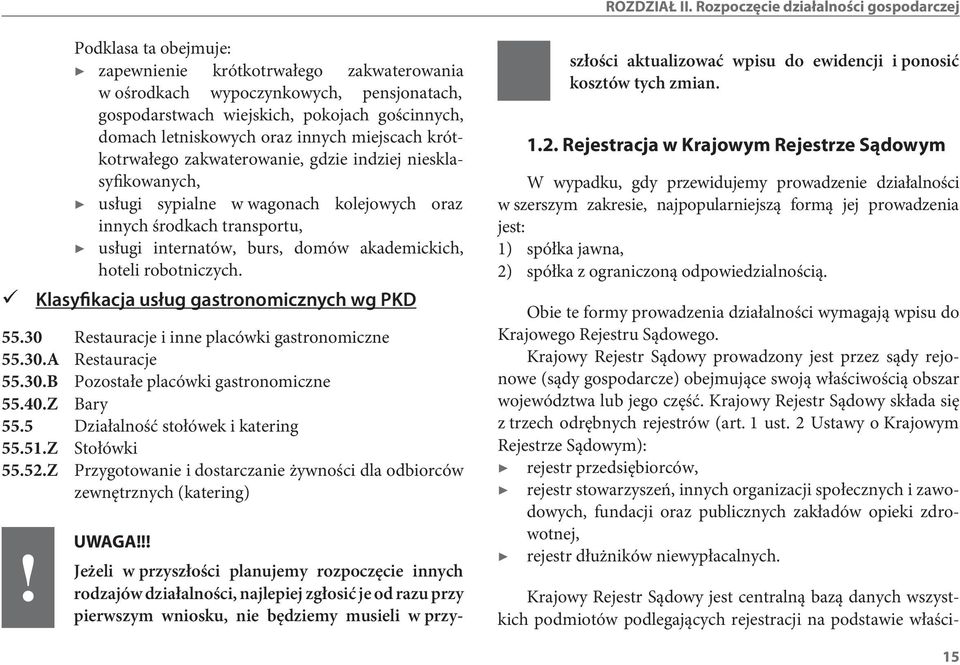 letniskowych oraz innych miejscach krótkotrwałego zakwaterowanie, gdzie indziej niesklasyfikowanych, usługi sypialne w wagonach kolejowych oraz innych środkach transportu, usługi internatów, burs,