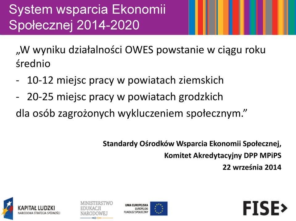 pracy w powiatach grodzkich dla osób zagrożonych wykluczeniem społecznym.