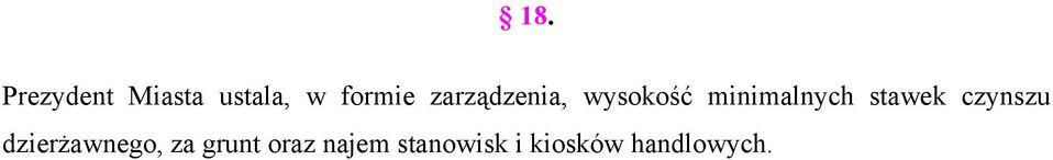 stawek czynszu dzierżawnego, za grunt