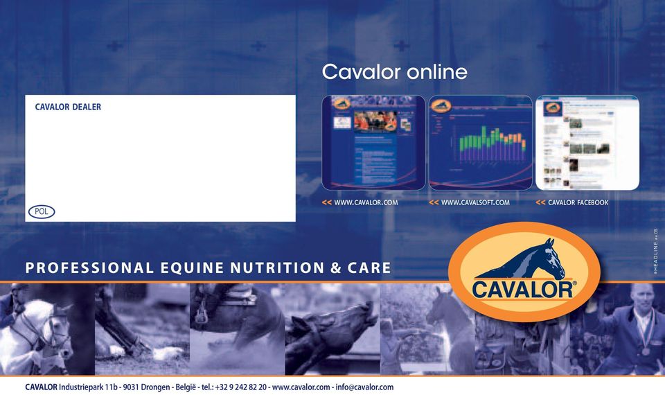 COM << CAVALOR FACEBOOK 09 P R O F E S S I O N A L E Q U I N E N U