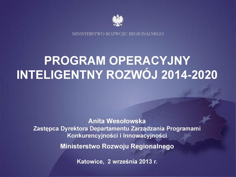 Programami Konkurencyjności i Innowacyjności