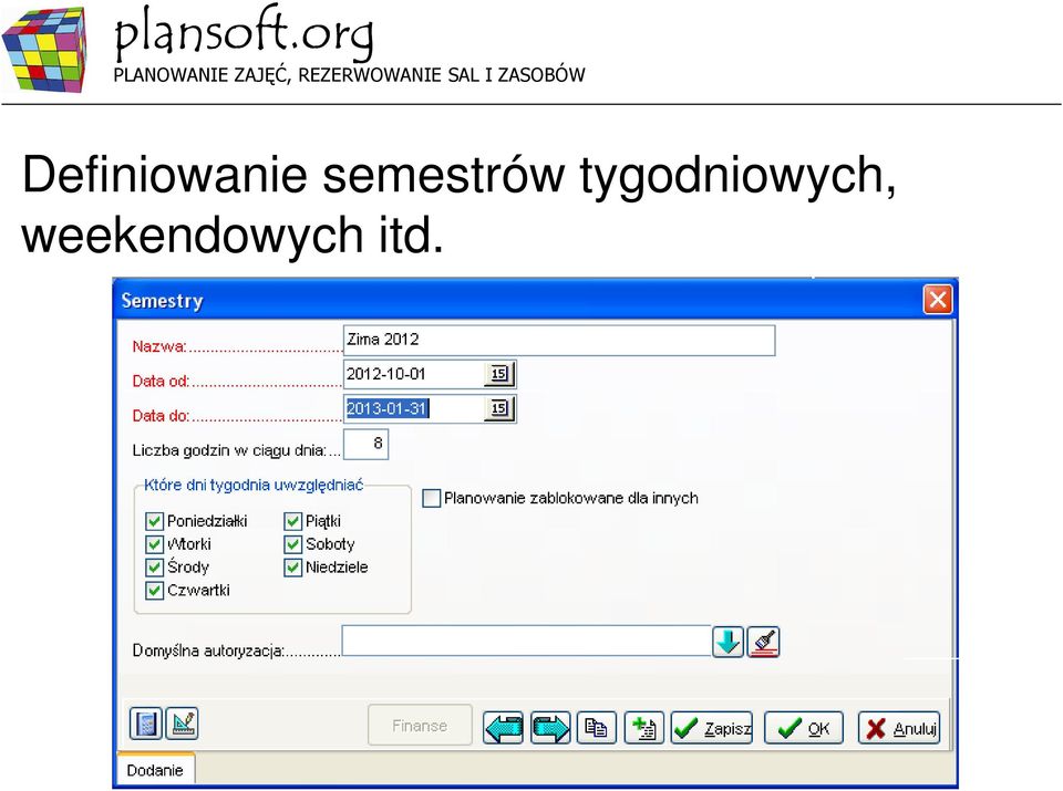 tygodniowych,