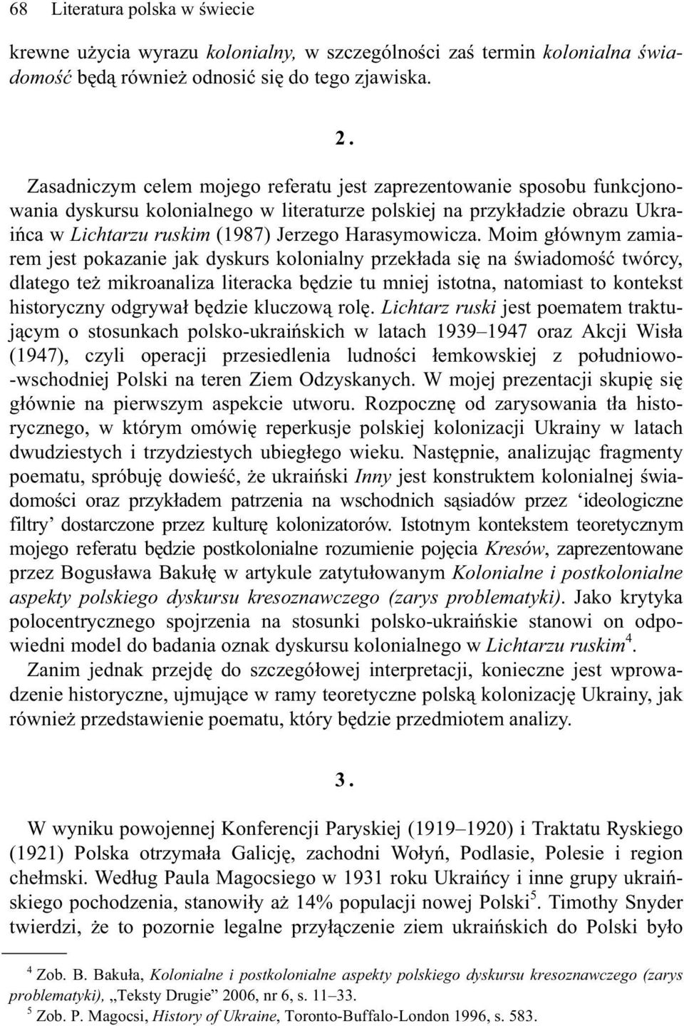 Harasymowicza.