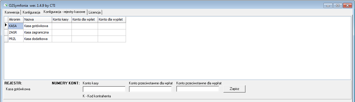 Pobieraj konta z kategorii pozycji VAT Opcja ta ma zastosowanie TYLKO dla dokumentów z rejestru VAT.