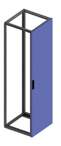 System konstrukcji obudowy Modulor DFM Drzwi frontowe pełne do Modulora Służą do zamknięcia frontu obudowy złożonej z ram bocznych i belek frontowych.