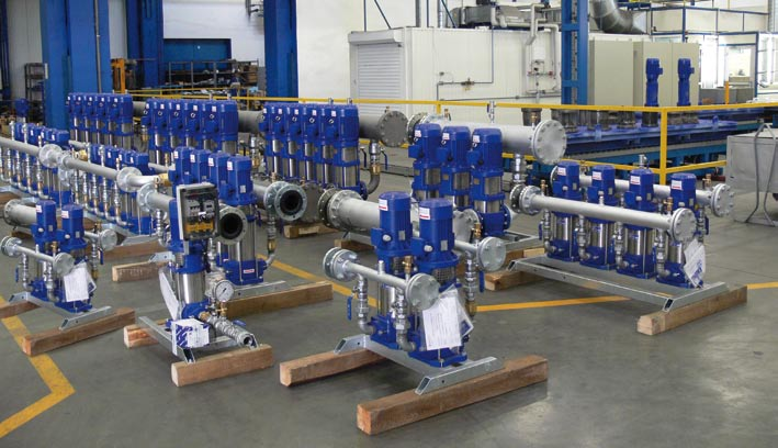 Wstęp Hydro-Vacuum S.A. jest znanym od lat producentem pomp i agregatów pompowych. Jest pierwszym w Polsce producentem pomp głębinowych, samozasysających i próżniowych.