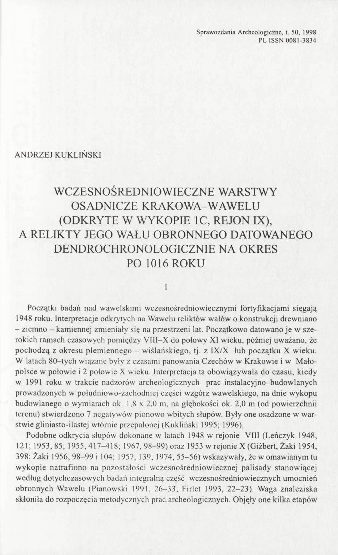 Sprawozdania Archeologiczne, t.