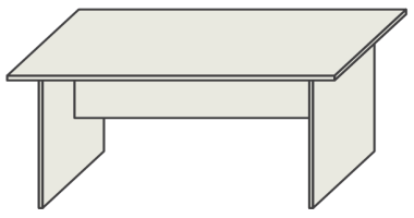 3 4 5 6 Szafka średnia z zamkiem Szafa aktowo - ubraniowa Stół konferencyjny Szafka z drzwiami ze szkłem lacobel w ramie alu wieniec górny i dolny wykonany z płyty melaminowanej o grubości 25 mm,