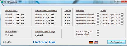 EPSITRON - KOMUNIKACJA Elektroniczne wyłączniki nadprądowe Bloki funkcyjne do monitorowania elektronicznego wyłącznika nadprądowego przez WAGO-I/O-SYSTEM lub różne układy sterowania są dostępne