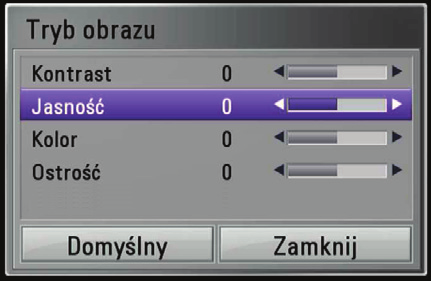 Obsługa 39 Zmienianie trybu obrazu BD DVD AVCHD MOVIE Możesz zmienić opcję [Tryb obrazu] w czasie odtwarzania. 1. Podczas odtwarzania, naciśnij INFO/DISPLAY ( ), aby wyświetlić menu ekranowe. 2.