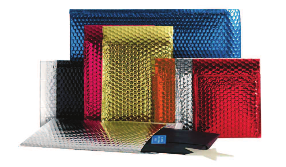METALLIC BUBBLE BAG Jeśli wysyłając coś, masz na względzie nie tylko zaufanie, ale i gustowną oprawę, wybierz Metallic Bubble Bag - koperty, które zapewniają Twojej przesyłce zarówno najlepszą
