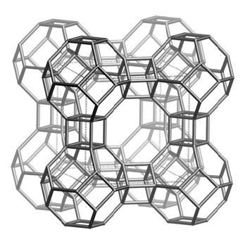 Zeolity Zeolity są to struktury krystaliczne glinokrzemianów metali alkalicznych, zbudowane z tetraedrów SiO 2 oraz AlO 2.