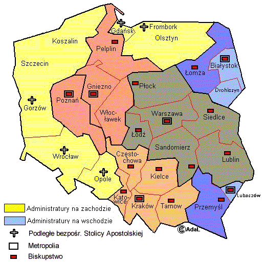 BULLA EPISCOPORUM POLONIAE COETUS 147 Mapa 1.
