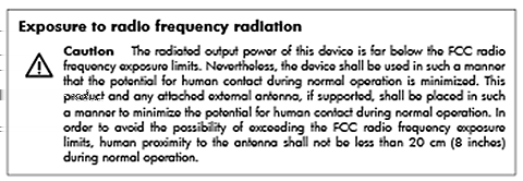 Promieniowanie fal radiowych Informacje dla użytkowników w Brazylii Oświadczenie (Kanada) Under Industry Canada regulations, this radio transmitter may only operate using an antenna of a type and