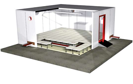 KABINY IT-ROOMS DLA DATA CENTER Wraz z naszymi partnerami zapewniamy kompleksowe wykonanie obiektów ośrodków przetwarzania i przechowywania danych (Data Center, serwerownie), obejmujące: kabinę