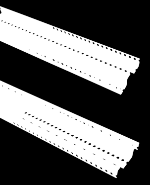 Obudowy energetyczne WyposaŻenie dodatkowe szaf SZE2 Belka montażowa UNI Belki montażowe UNI umożliwiają skonfigurowanie dowolnego stelaża wewnątrz szafy.