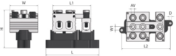 Szyny ekwipotencjalne + złącza OTPEN Szyny do wyrównywania potencjałów używane podczas łączenia przewodów w rozdzielnicy nn.. Korpus i śruby szyn wykonane są z ocynowanego aluminium.
