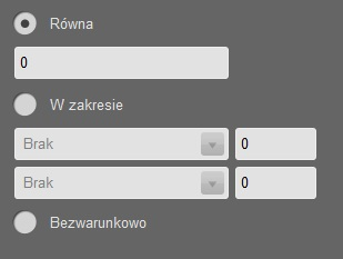 Wejście: <nazwa wejścia>. oraz następującą akcję: Wyjście: <nazwa wyjścia>. W przypadku pozostałych typów Neuronów, lista sygnałów jest inna. Opisano je w dalszej części rozdziału. 1.3.