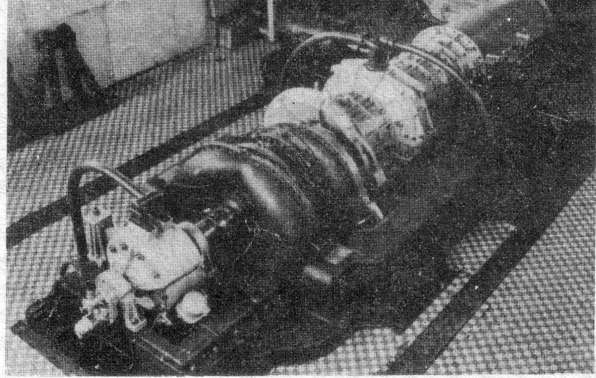 Rys.1 Eksperymentalna turbina gazowa o mocy 1000kWskonstruowana w latach pięćdziesiątych XX wieku w Instytucie Techniki Cieplnej w Łodzi.