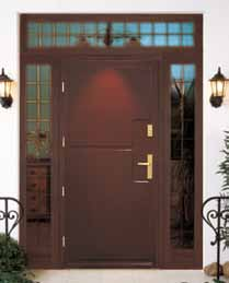 NAŚWIETLA n DO DRZWI ELEGANT, ELEGANT INOX Do drzwi zewnętrznych Elegant, Elegant Inox POL-SKONE oferuje naświetla drewniane boczne i górne, szklone szkłem antywłamaniowym klasy P4.