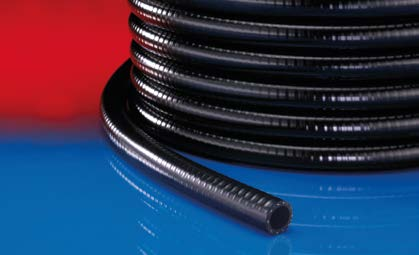 Węże ciśnieniowe, węże pneumatyczne NORFLEX PVC 440 1 2 Wąż PVC, wąż ciśnieniowy wzmocniony oplotem z tkaniny Zastosowania: elastyczny wąż do cieczy i gazów; Chłodzenie form wtryskarek, przewód wody