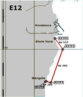 1.2 Eforie Nord - Mangalia Etap I Stambuł Trasa: 2. Eforie Nord - Mangalia Odległ.