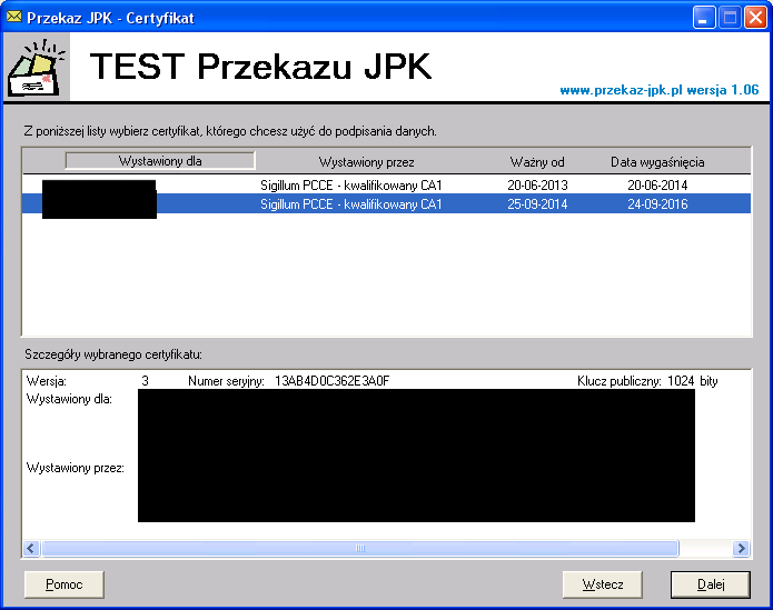 Kolejne okno zawiera podgląd zawartości pliku JPK w formacie XML, który został wcześniej wygenerowany i sprawdzony w