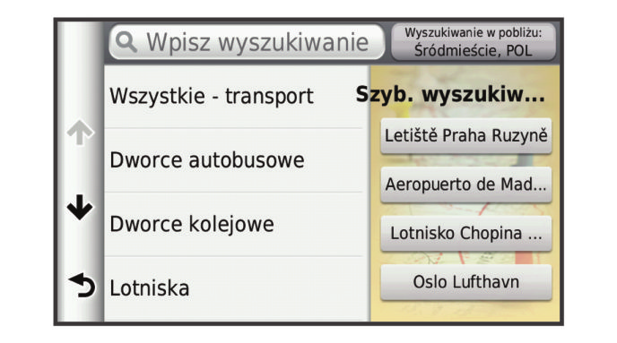 Wyszukiwanie pozycji Urządzenie umożliwia wyszukiwanie pozycji na wiele sposobów. Według kategorii (strona 3). Blisko innej pozycji (strona 4). Poprzez literowanie nazwy (strona 4).