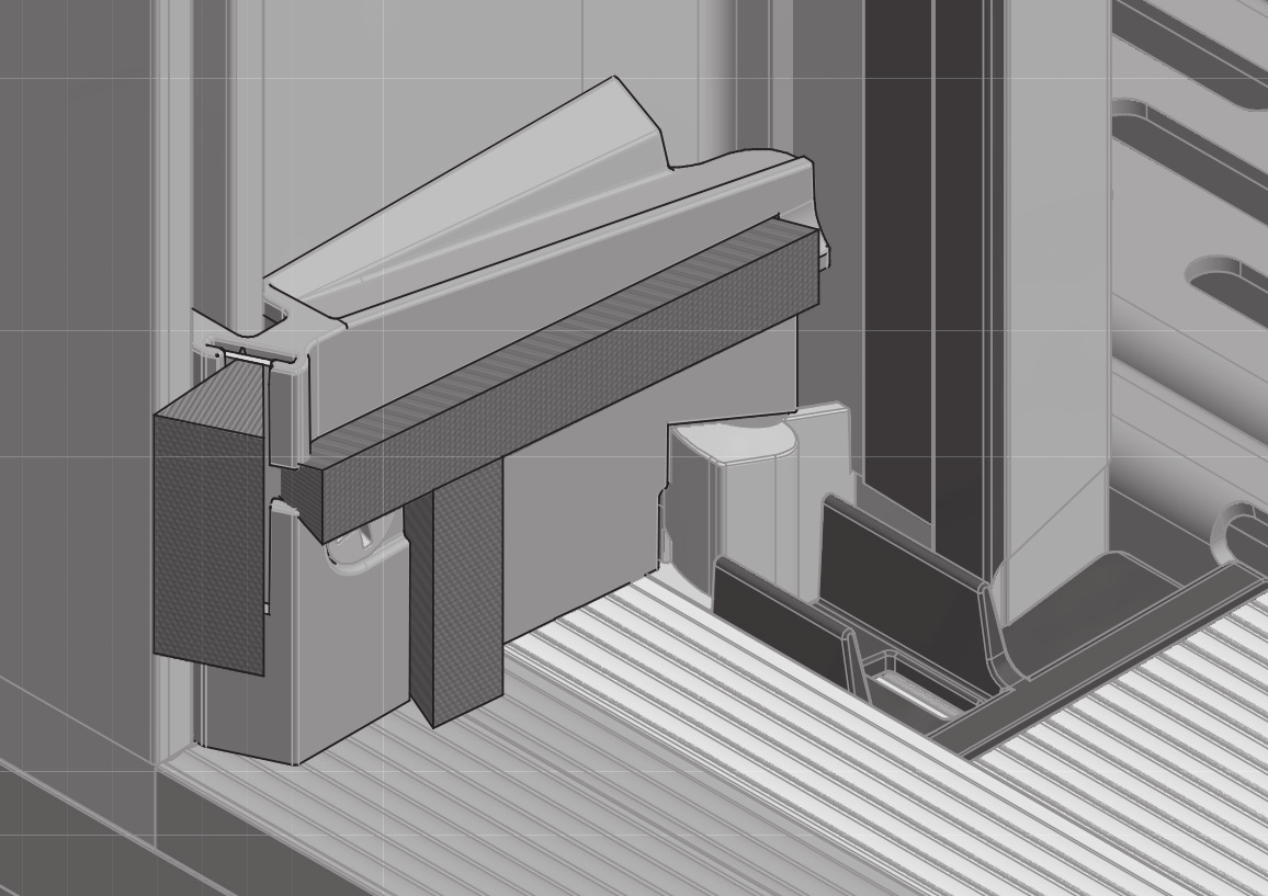 COMBI PLAN 0.0mm - technika progowa BluEvolution 82 TSA8832 Nakładka odwadniająca z aluminium (TSA ), 1950mm, wyrównująca poziom posadzki, samoprzylepna Numer Próg Kolor Opakowanie/szt.