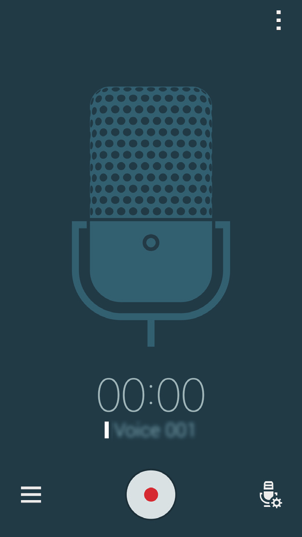Przydatne aplikacje i funkcje Dyktafon Nagrywanie notatek głosowych Dotknij Dyktafon na ekranie aplikacji. Dotknij, aby rozpocząć nagrywanie. Powiedz coś do mikrofonu.