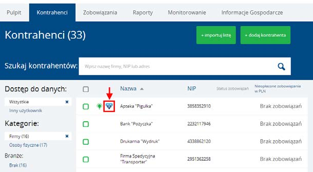Instrukcja Użytkownika System BIG.pl Strona 67 z 170 9. CERTYFIKAT FWF System BIG.pl obsługuje Certyfikat FWF. Certyfikat Firmy Wiarygodnej Finansowo to świadectwo rzetelności i solidności w biznesie.