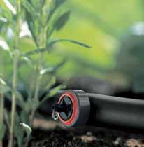 GARDENA Micro-Drip-System Szerokie zastosowanie do żywopłotów Wygodne nawadnianie żywopłotu Rozłożyć rurę montażową 13 mm (1/2 ) (3) wzdłuż żywopłotu.