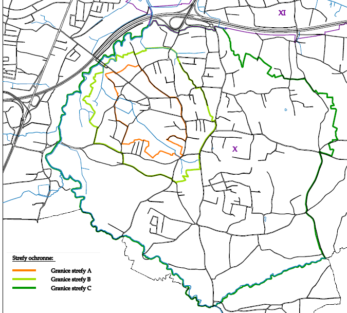 2.5 Mapa sytuacyjna Poniżej przedstawiono mapę sytuacyjną Osiedla Uzdrowisko Swoszowice, którego dotyczy niniejszy Plan.