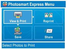 18 Drukowanie zdj ć 4 x 6 cali (10 x 15 cm) a a Przełó kart pami ci z aparatu do odpowiedniego gniazda kart pami ci i naci nij przycisk Photosmart Express.