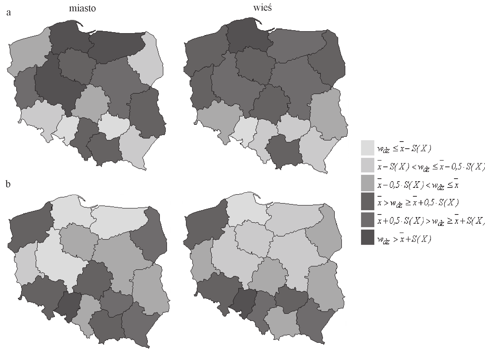 Odnotowane zmiany w czasie w wartoœci wspó³czynnika dzietnoœci by³y wynikiem odmiennie kszta³tuj¹cego siê natê enia cz¹stkowych wspó³czynników p³odnoœci wed³ug wieku matki w chwili rodzenia.