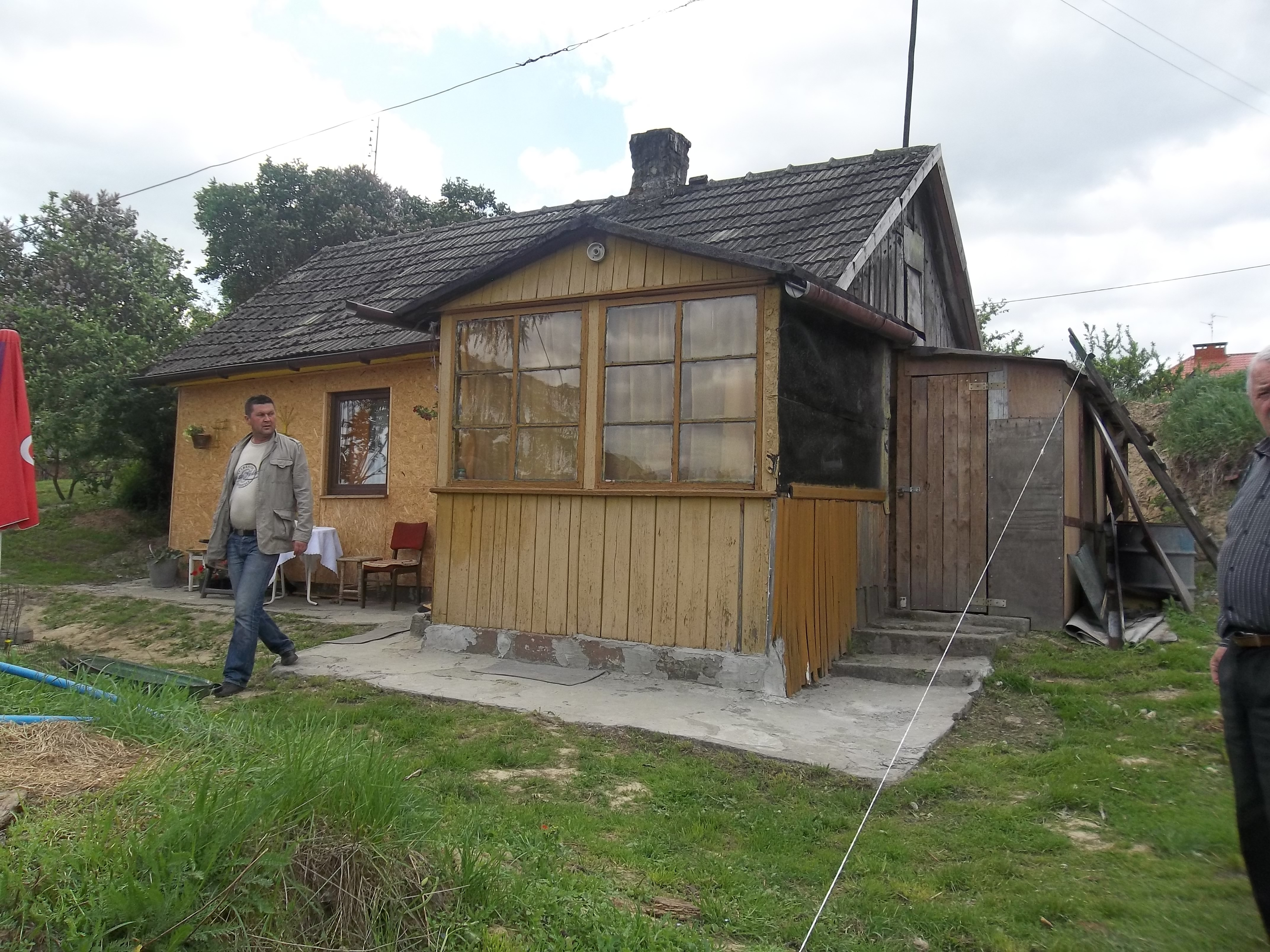 Dom, który został zbudowany z drewna otrzymanego przez Ignacego Strugalskiego