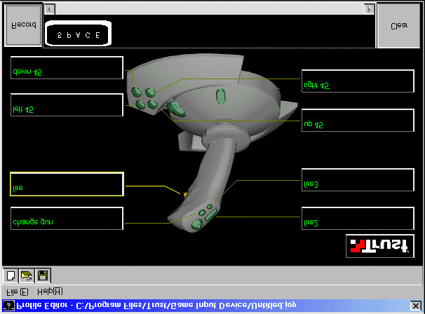 5. :FLQLM SU]\FLVN ³5HFRUG SDWU] U\VXQHN 0R*HV] WHUD] UR]SRF]ü UHMHVWUDFM ZFLVNDQ\FK NODZLV]\ Rysunek 6: Edycja profilu Predator Digital 3D 6.