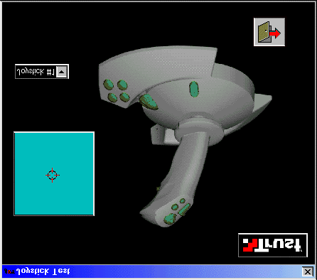 6. Testowanie w Windows 95 oraz 98 3RQL*V]\P WHVWHP PR*QD VSUDZG]Lü SRSUDZQH G]LDáDQLH ZV]\VWNLFK SU]\FLVNyZ =DVWRVXM QDVWSXMFH NURNL 1. 1D SDVNX ]DGD NOLNQLM LNRQ MR\VWLFND SDWU] U\VXQHN 4).