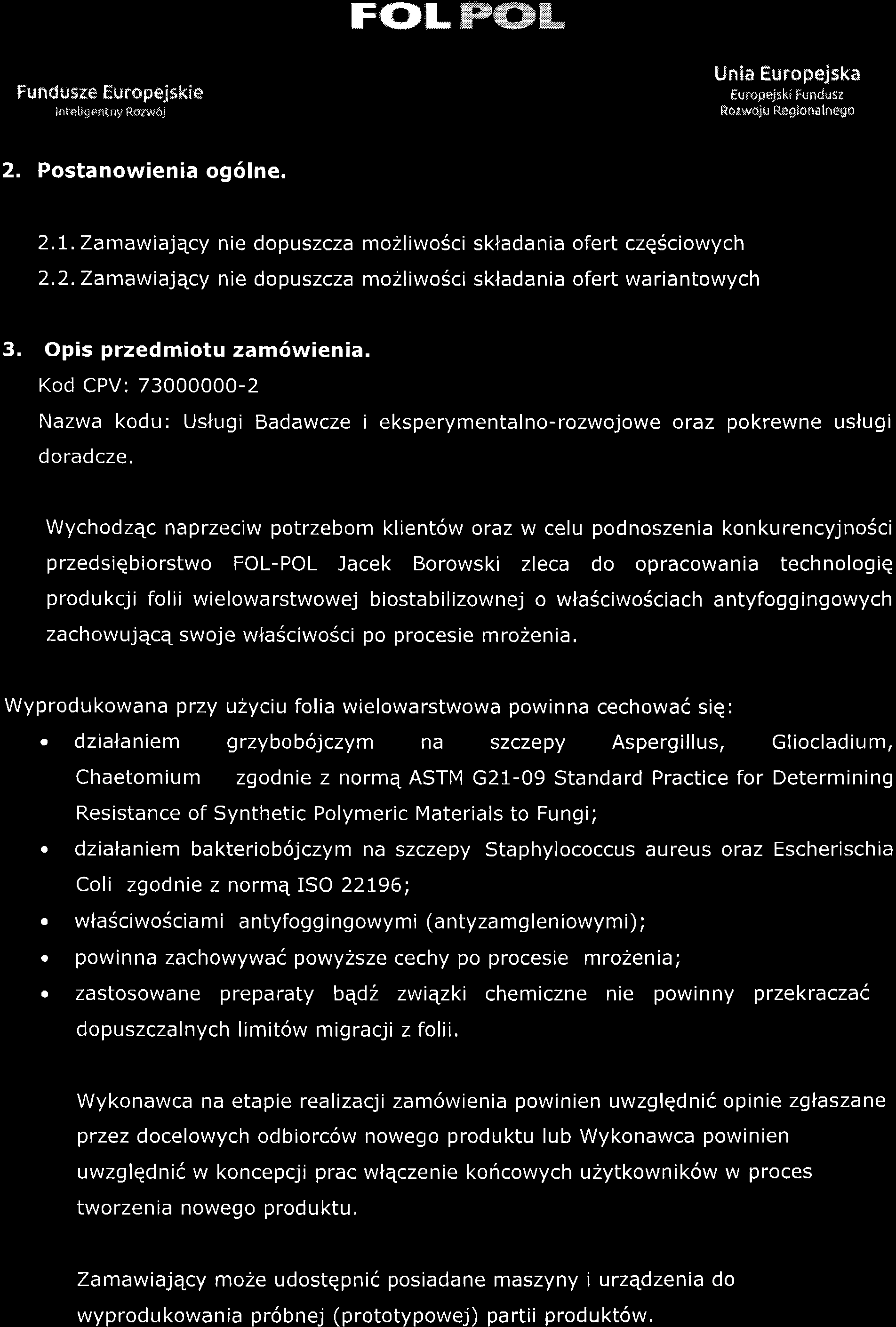 Ff,}L,Wffifu Fundil$ae Hurnpejskie l{rte[i! sr]{ry Rrit$6j tjnia Europejska Hurcgej:hi fundrsr [ton'c/oiti RL.*itnd lns$d 2. Postanowienia og6lne. 2.1.