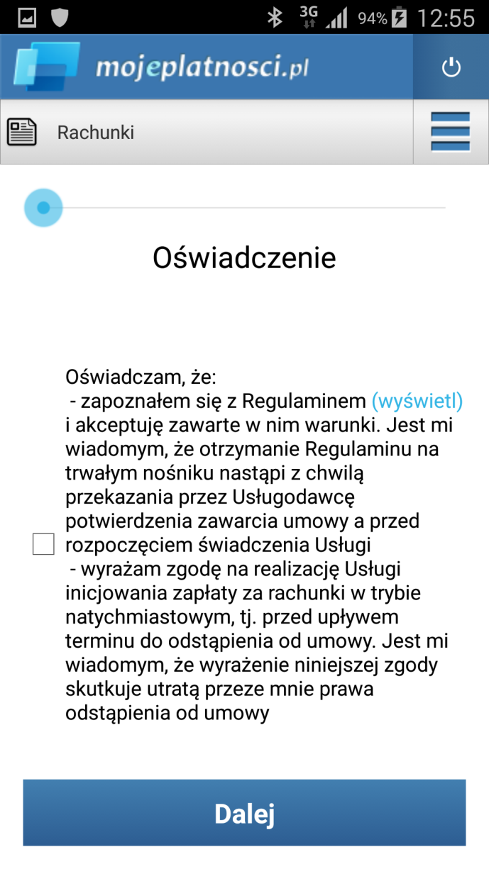 Następnym oknem będzie podsumowanie