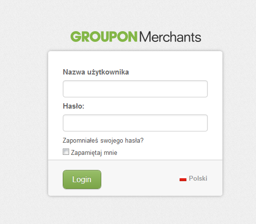 Logowanie Dostęp do Portalu Partnera Groupon wysyłany jest jednorazowo przed emisją pierwszej oferty, w e-mailu zatytułowanym Dostęp