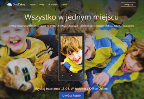 8 Grażyna Gregorczyk OneDrive jest usługą Microsoftu (bezpłatna przestrzeń dyskowa), służącą do przechowywania i edytowania plików za pośrednictwem Internetu, aby mieć do nich dostęp z dowolnego